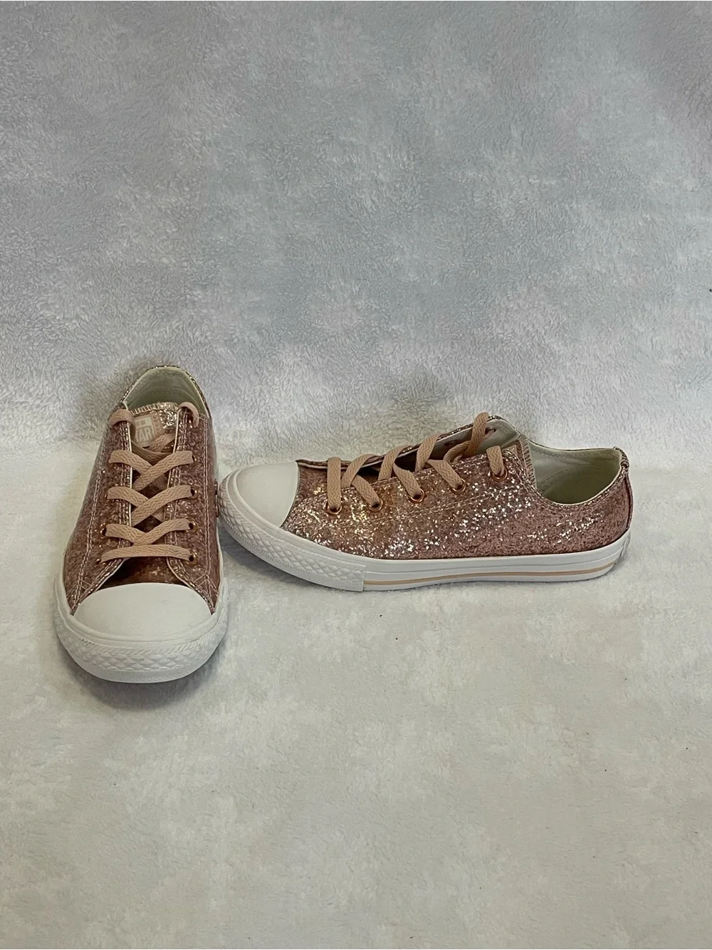 Converse All Star Chuck Taylor Girls Pink Glitter Shoes